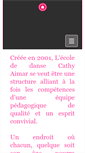 Mobile Screenshot of dansecathyaimar.com